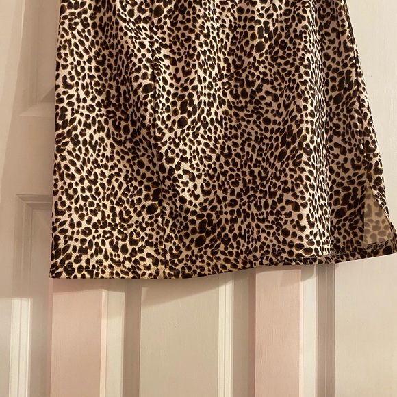 Cheetah Y2k Skirt Cute Stretchy - Picture 2 of 2